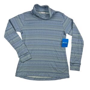 Columbia‎ Pullover Womens Large Drifting Snow Funnel Neck Aztec Pattern